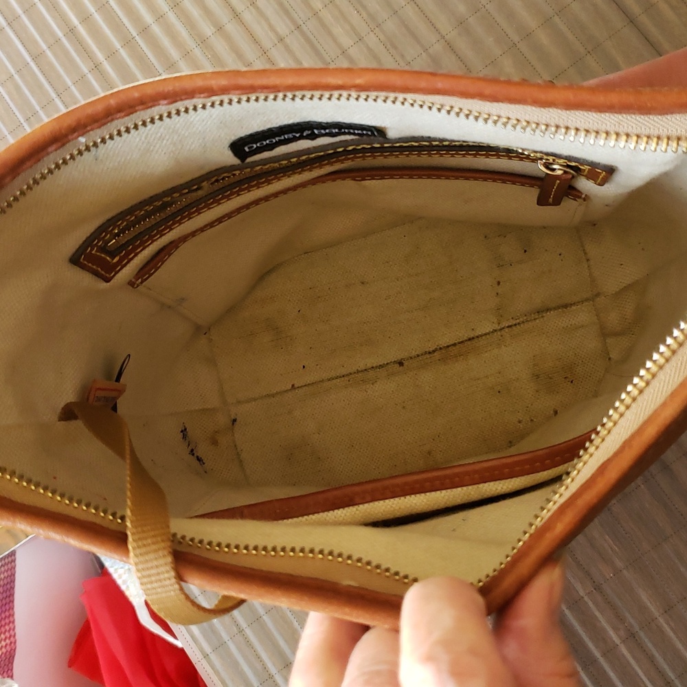 Dooney & Bourke Caramel Medium Sac Shoulder Bag - Picture 7 of 7
